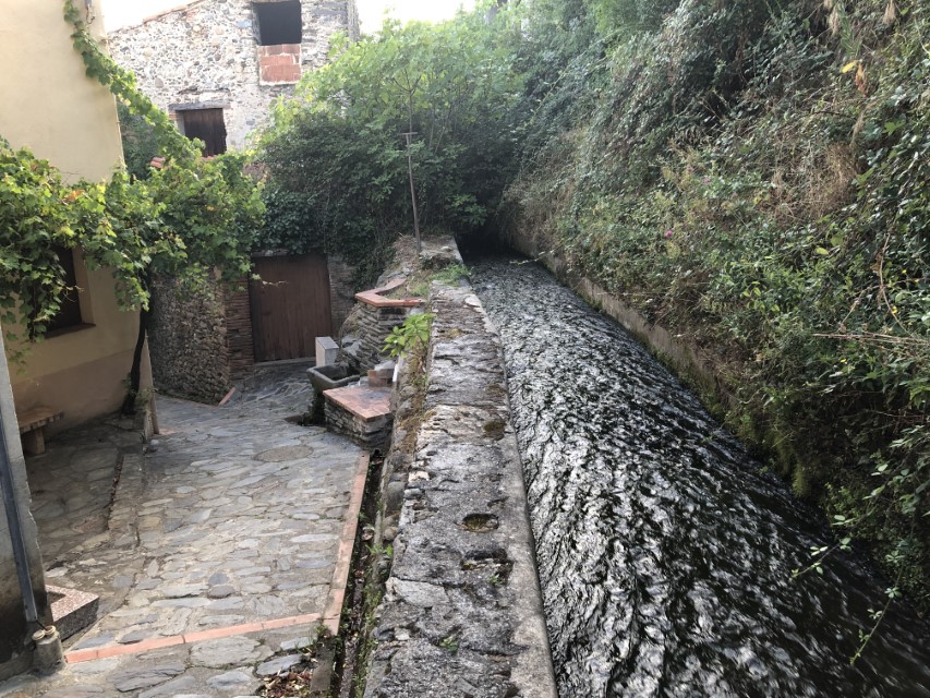 Le Rec Major au niveau de la parraguera d'en Pau Ferrer